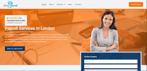  Homepage of Direct Payroll