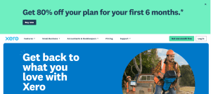 Screenshot of Homepage of Xero Payroll.