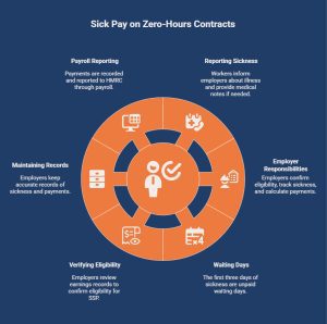 Infographics on How Does Sick Pay Work on a Zero-Hours Contract_ - visual selection