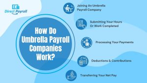 Infographic on How Do Umbrella Payroll Companies Work
