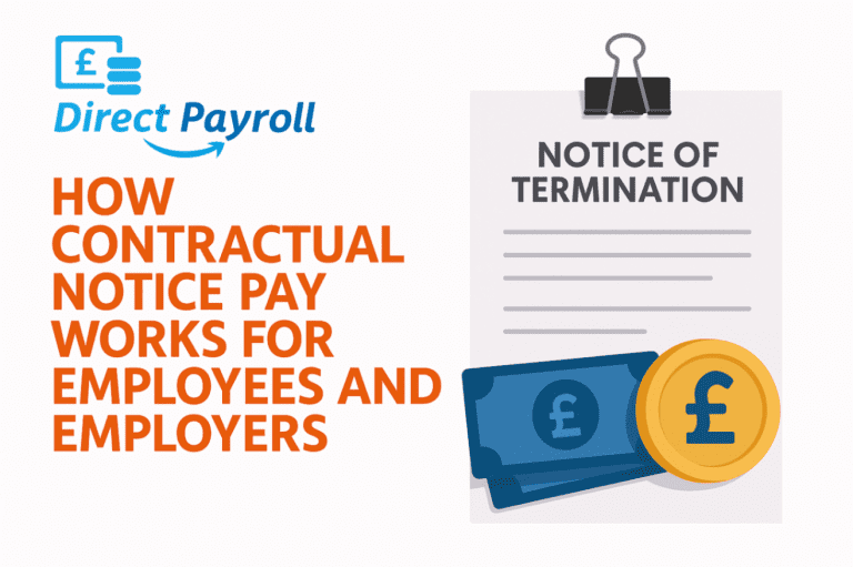 Notice pay explained infographic for UK employers