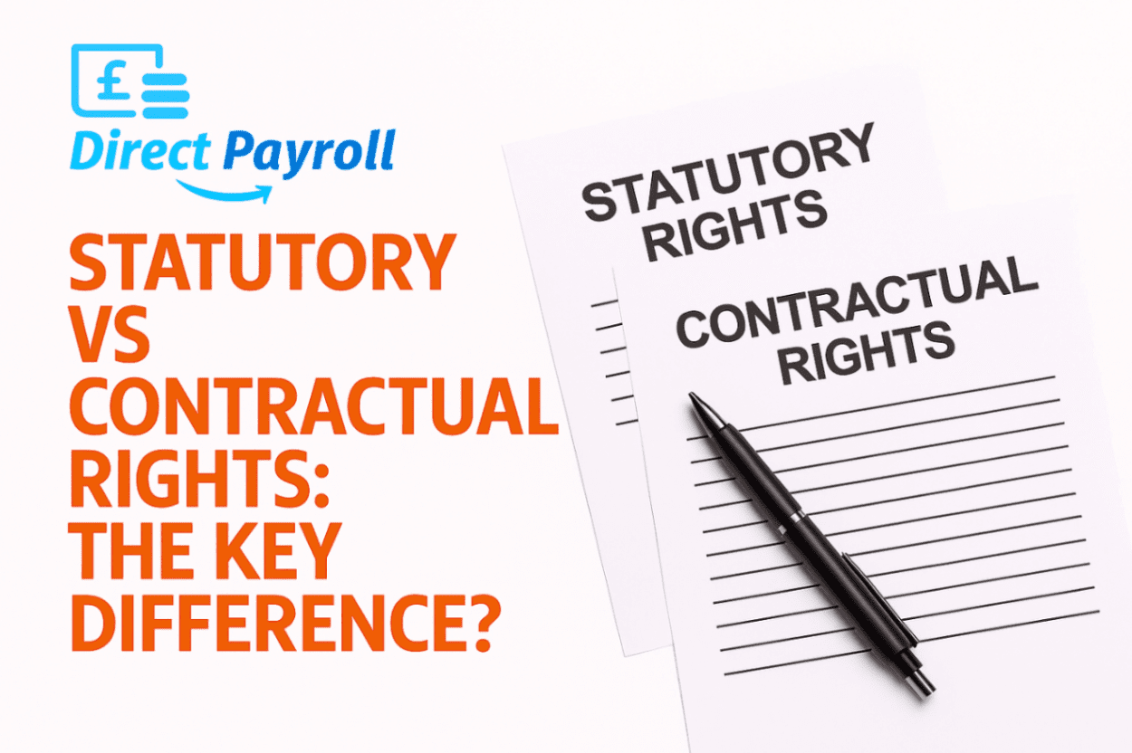 Infographic on statutory vs contractual rights