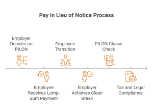 PILON steps and payment process infographic