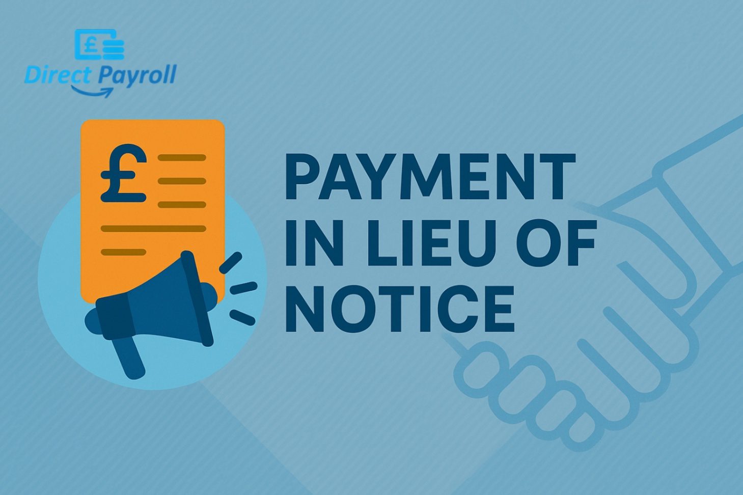 Illustration on payment in lieu of notice