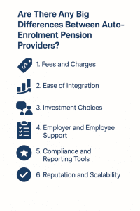 Infographic on Are There Any Big Differences Between Auto-Enrollment Pension Providers