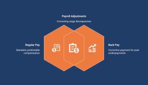 Infographic on How Does Back Pay Work 