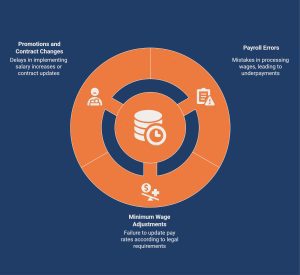 Infographic on Common Situations Lead to Back Pay