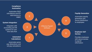Infographic on Features Should You Look for in Payroll Software
